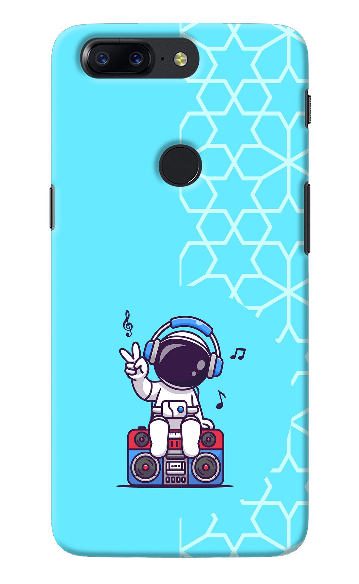 Cute Astronaut Chilling Oneplus 5T Back Cover