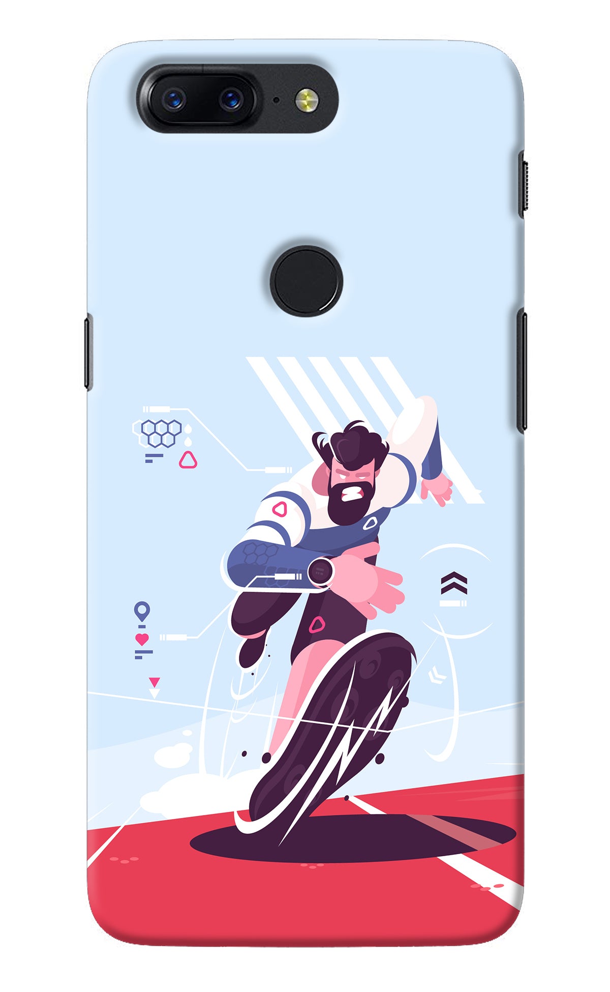 Run Pro Oneplus 5T Back Cover