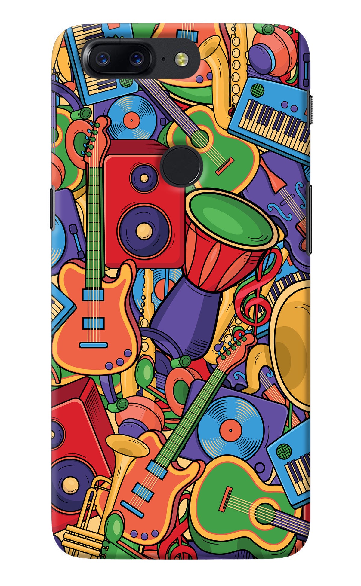 Music Instrument Doodle Oneplus 5T Back Cover