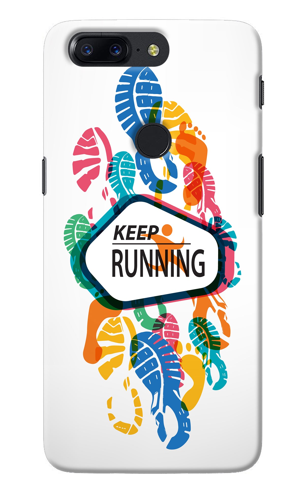 Keep Running Oneplus 5T Back Cover