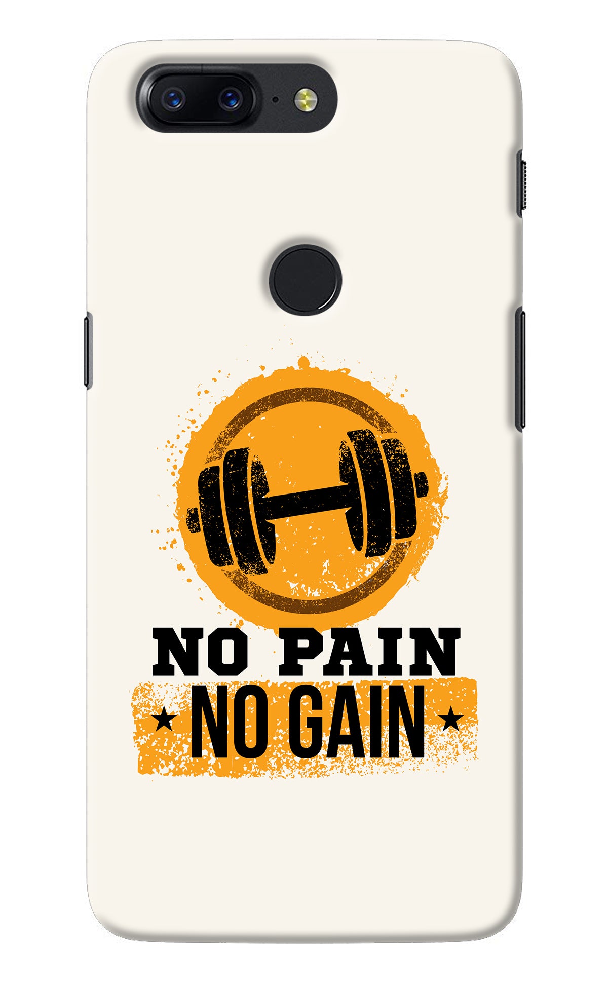 No Pain No Gain Oneplus 5T Back Cover