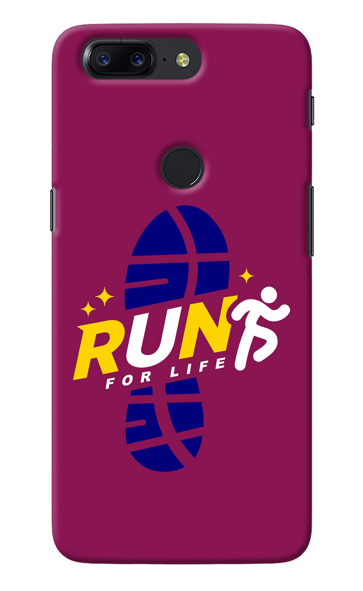 Run for Life Oneplus 5T Back Cover