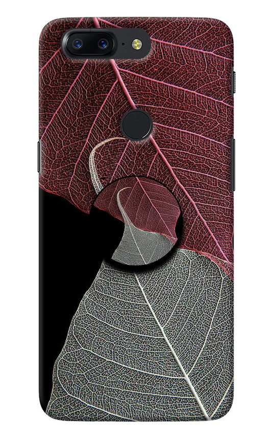 Leaf Pattern Oneplus 5T Pop Case