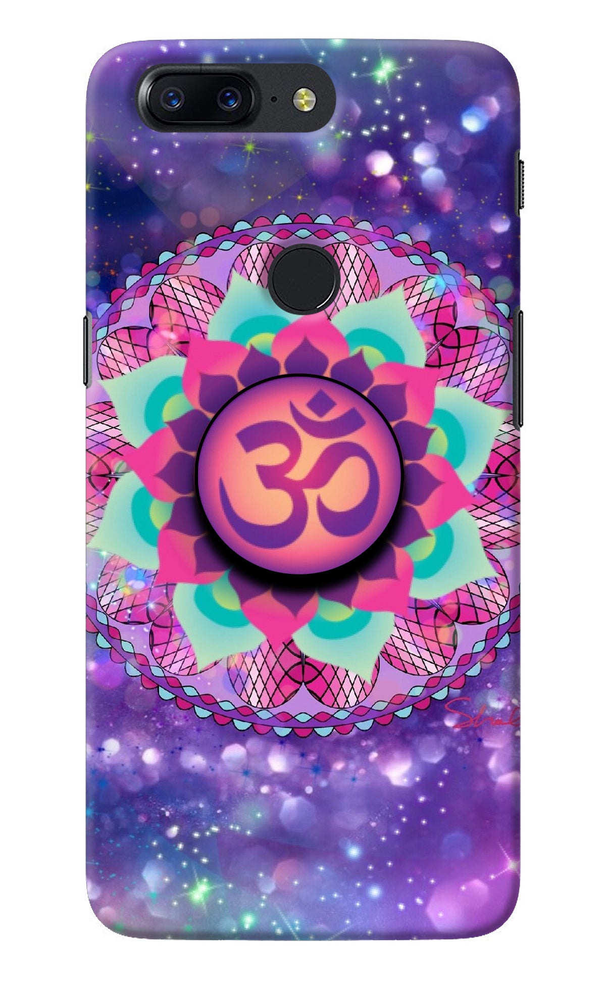 Om Purple Oneplus 5T Pop Case