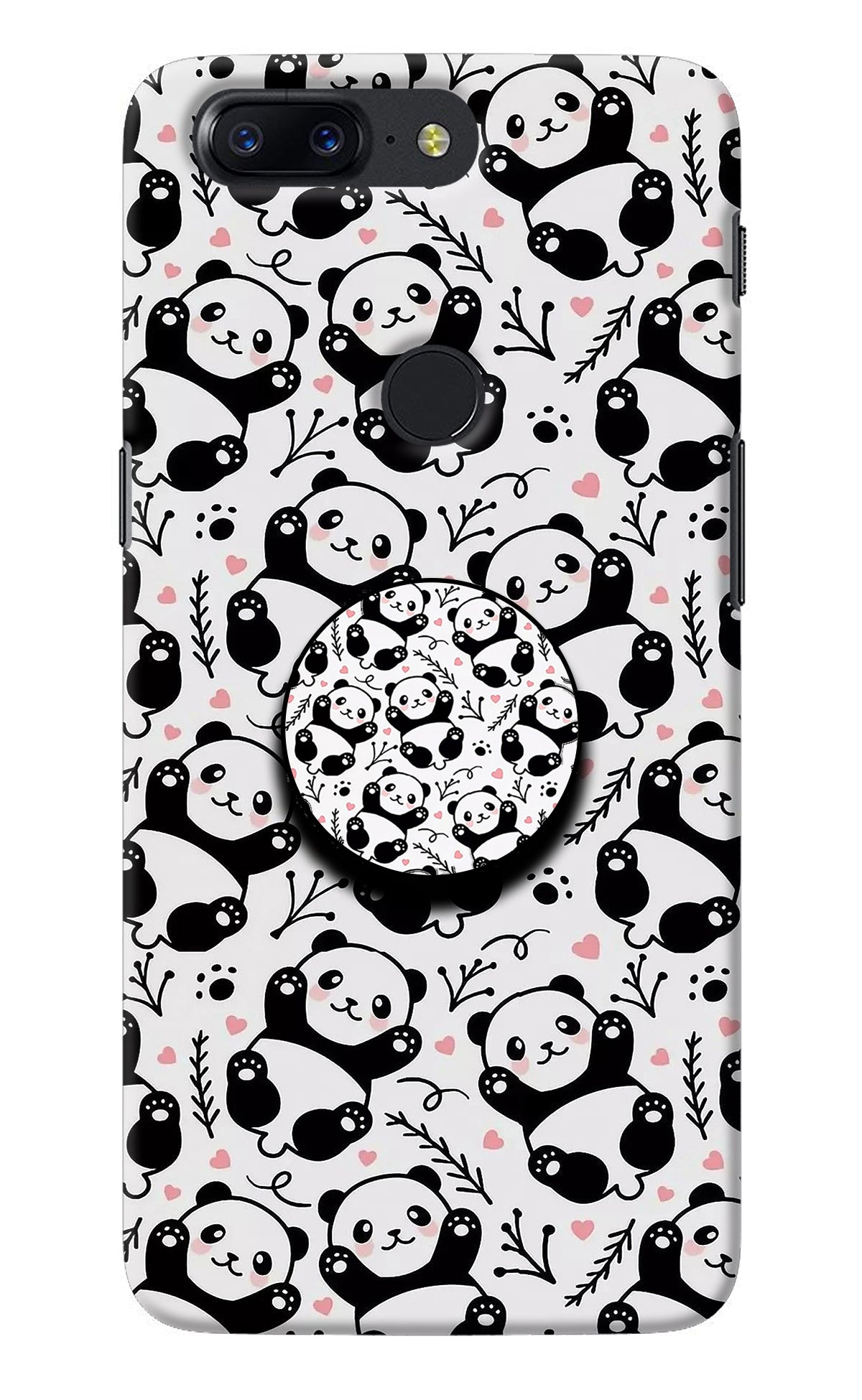 Cute Panda Oneplus 5T Pop Case