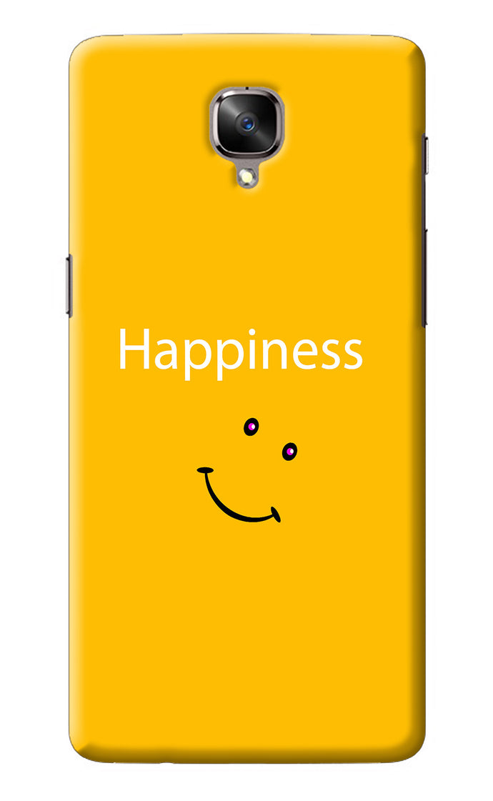 Happiness With Smiley Oneplus 3/3T Back Cover