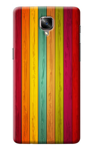 Multicolor Wooden Oneplus 3/3T Back Cover