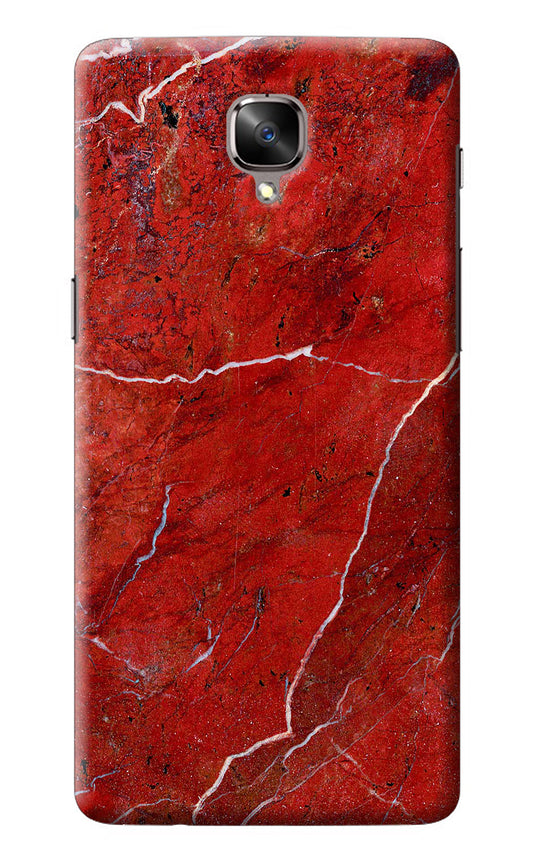 Red Marble Design Oneplus 3/3T Back Cover