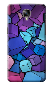 Cubic Abstract Oneplus 3/3T Back Cover