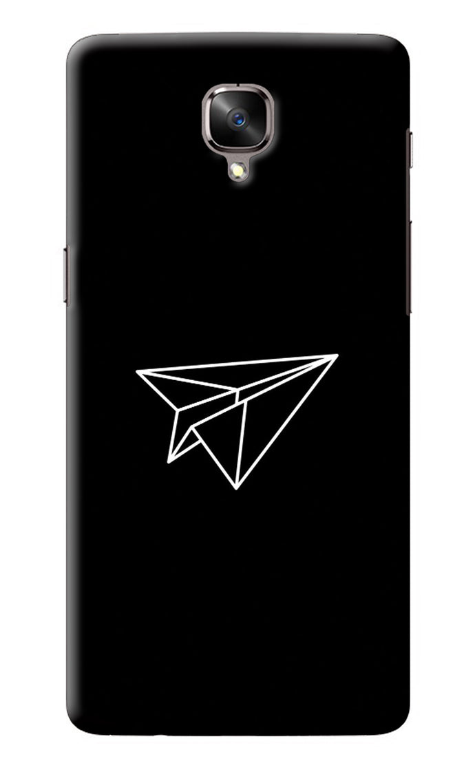 Paper Plane White Oneplus 3/3T Back Cover