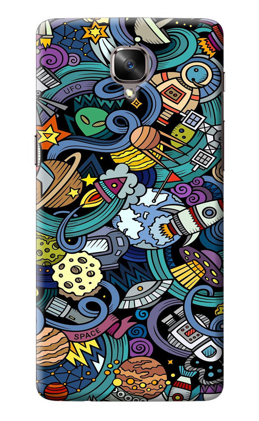 Space Abstract Oneplus 3/3T Back Cover