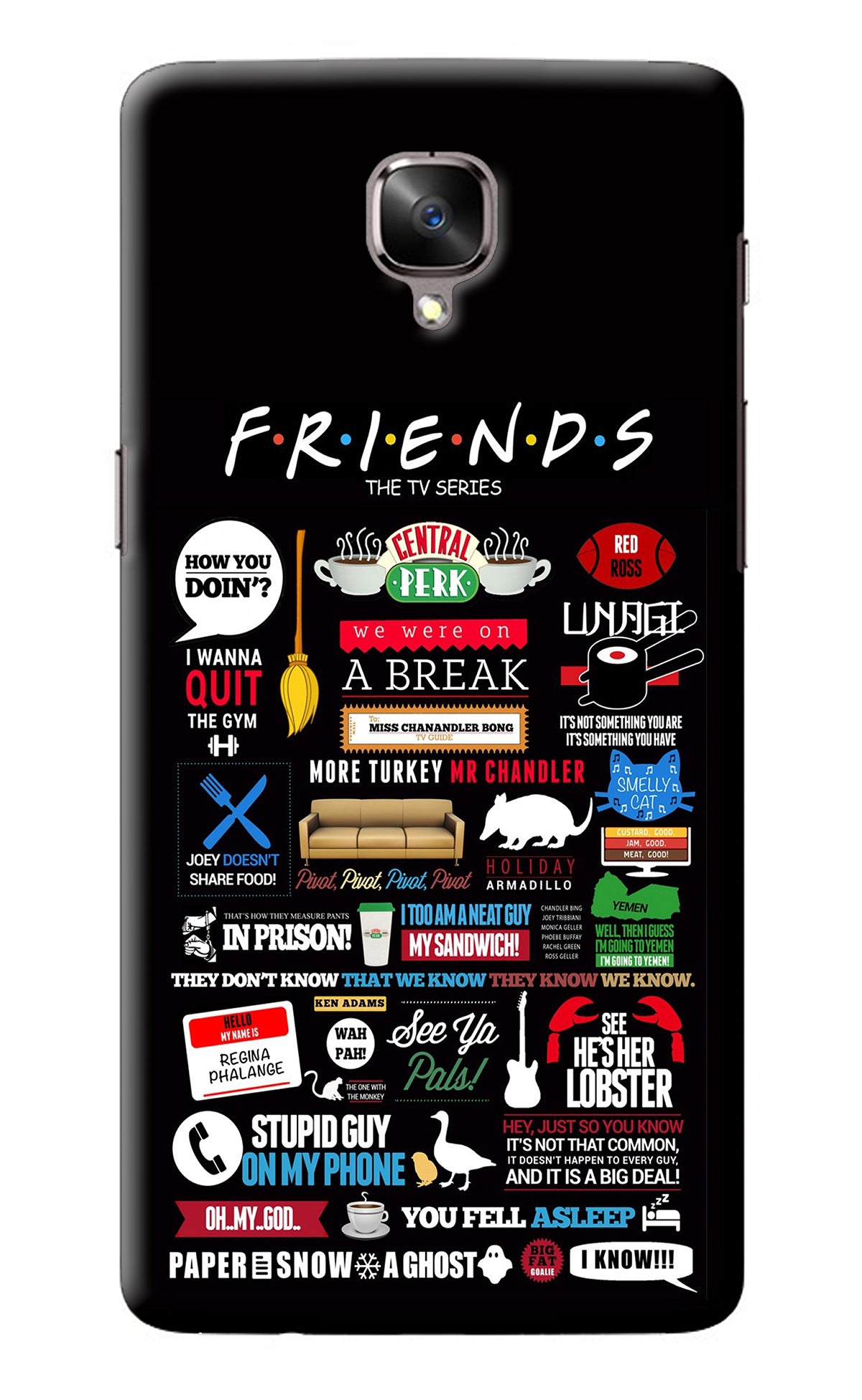 FRIENDS Oneplus 3/3T Back Cover