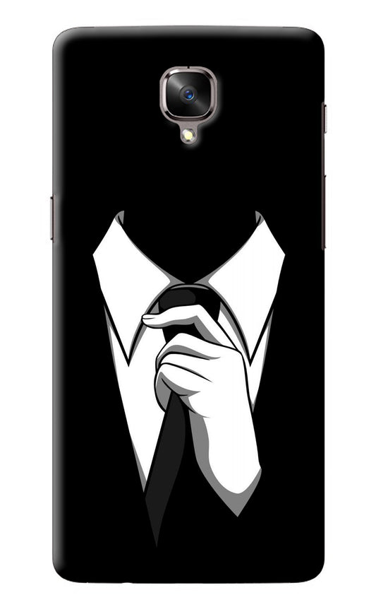 Black Tie Oneplus 3/3T Back Cover