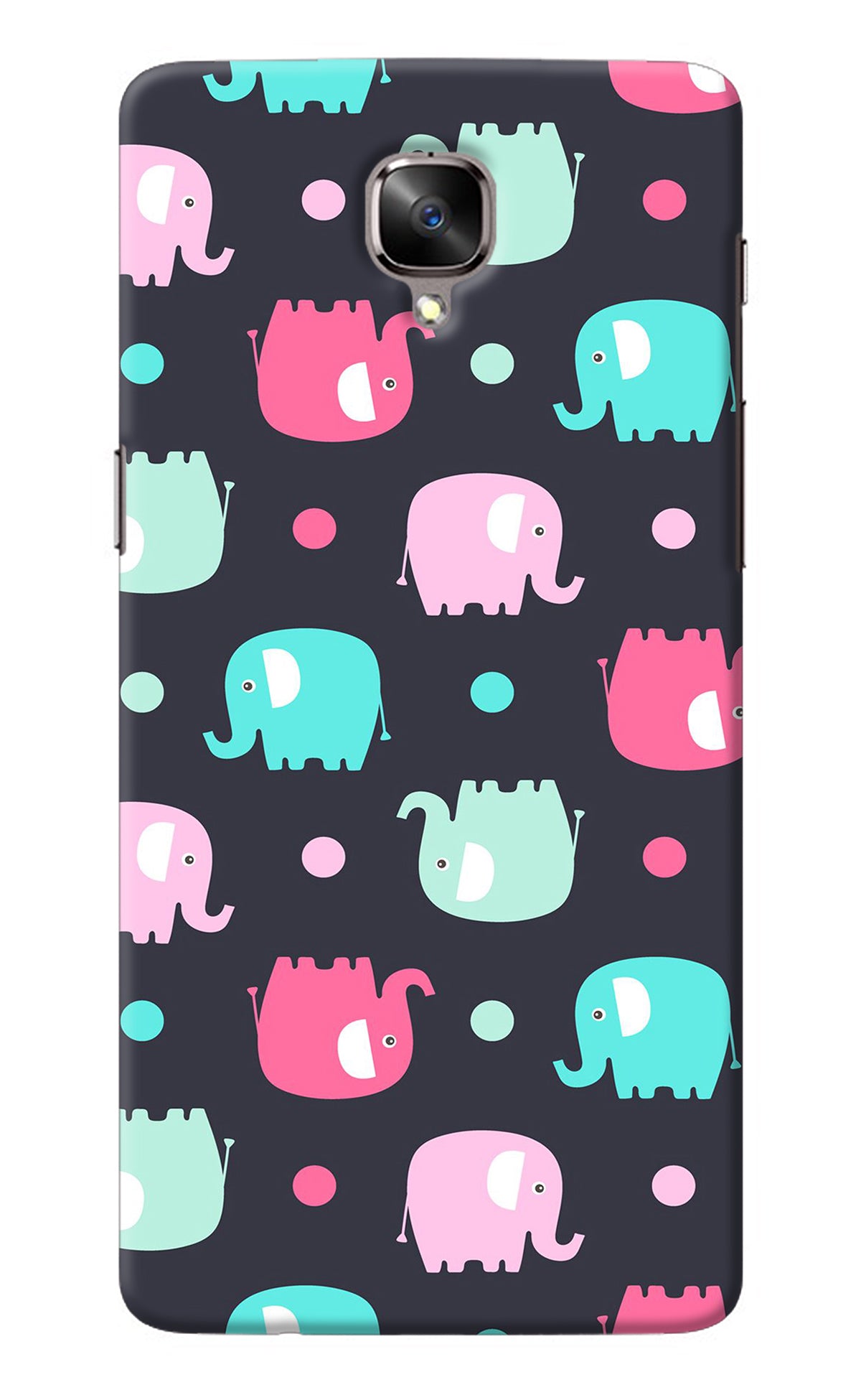 Elephants Oneplus 3/3T Back Cover