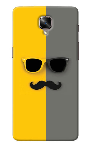 Sunglasses with Mustache Oneplus 3/3T Back Cover