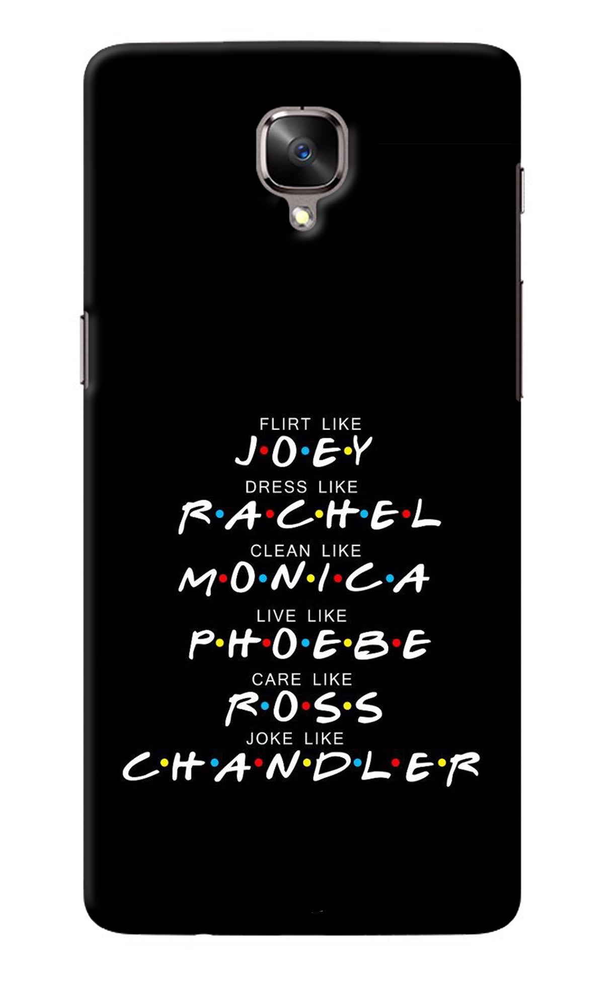 FRIENDS Character Oneplus 3/3T Back Cover