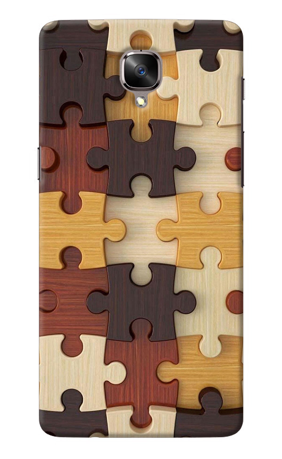 Wooden Puzzle Oneplus 3/3T Back Cover