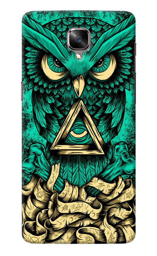 Green Owl Oneplus 3/3T Back Cover