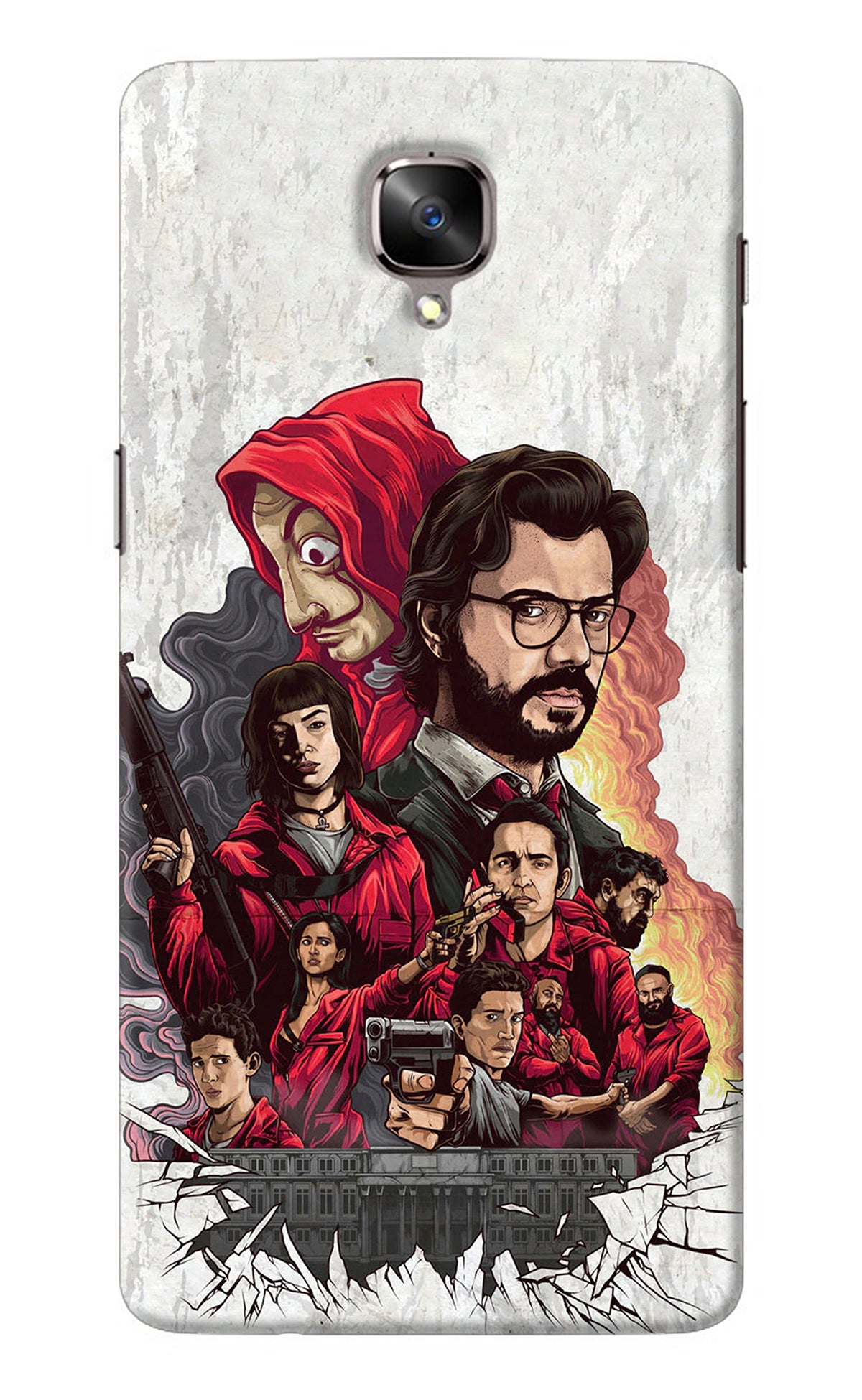 Money Heist Artwork Oneplus 3/3T Back Cover