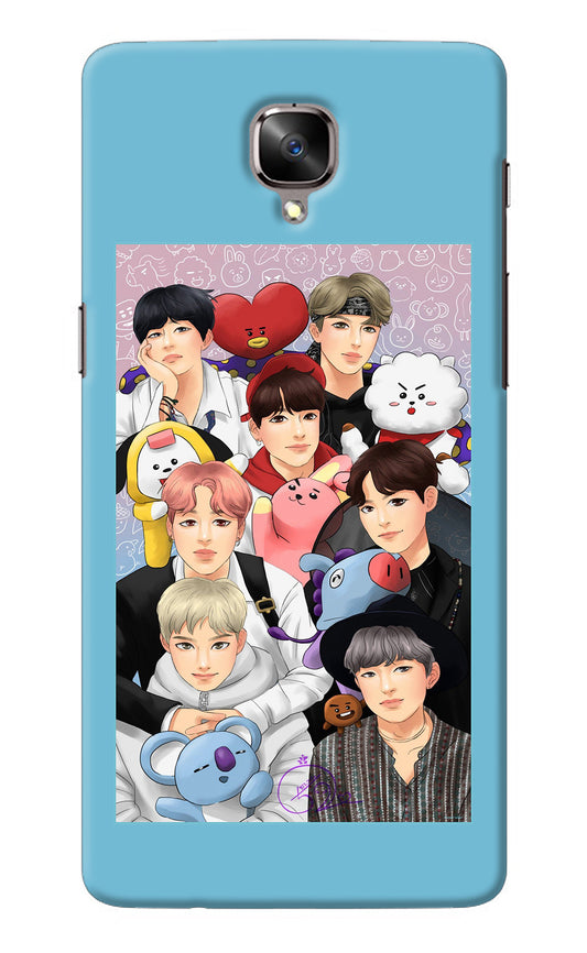 BTS with animals Oneplus 3/3T Back Cover