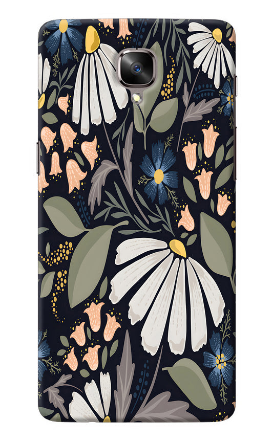 Flowers Art Oneplus 3/3T Back Cover