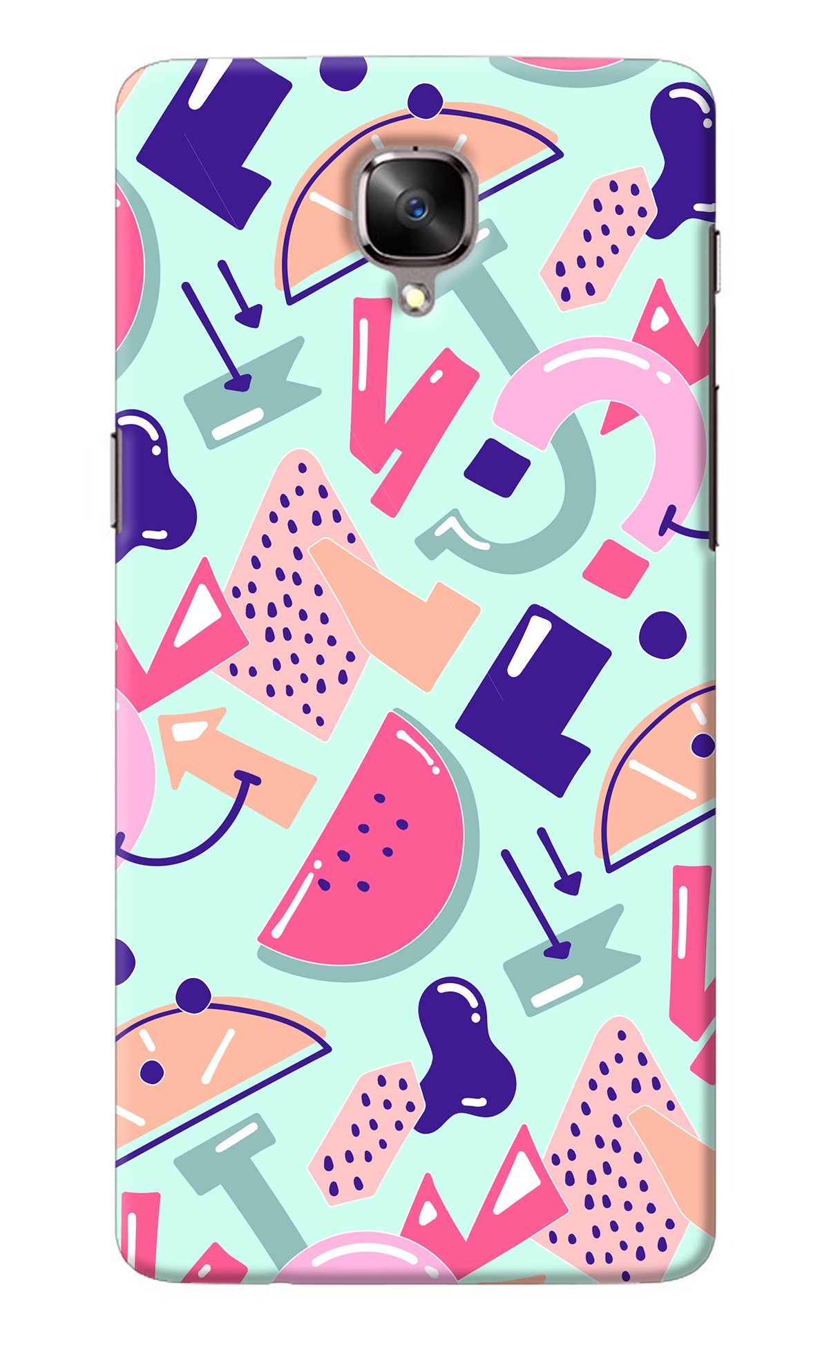 Doodle Pattern Oneplus 3/3T Back Cover