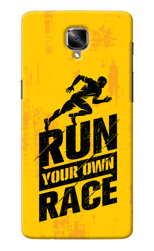 Run Your Own Race Oneplus 3/3T Back Cover