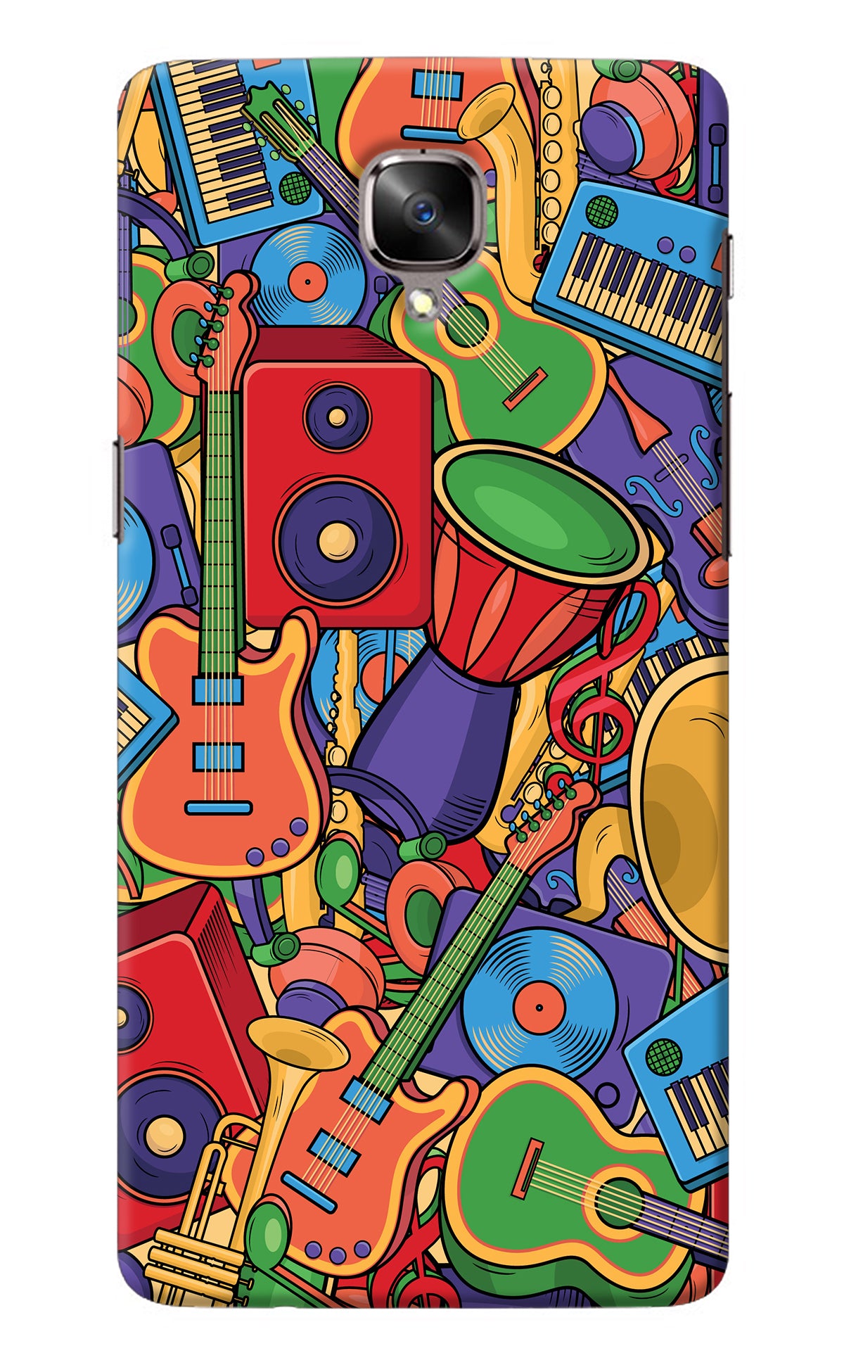 Music Instrument Doodle Oneplus 3/3T Back Cover