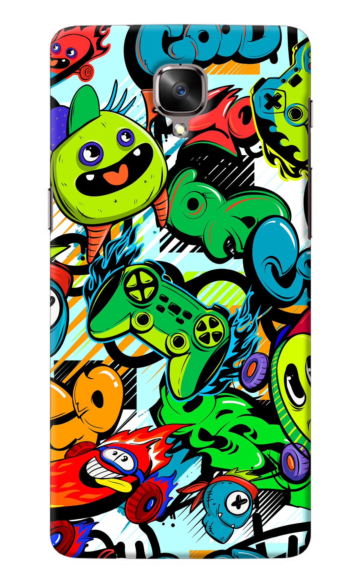 Game Doodle Oneplus 3/3T Back Cover