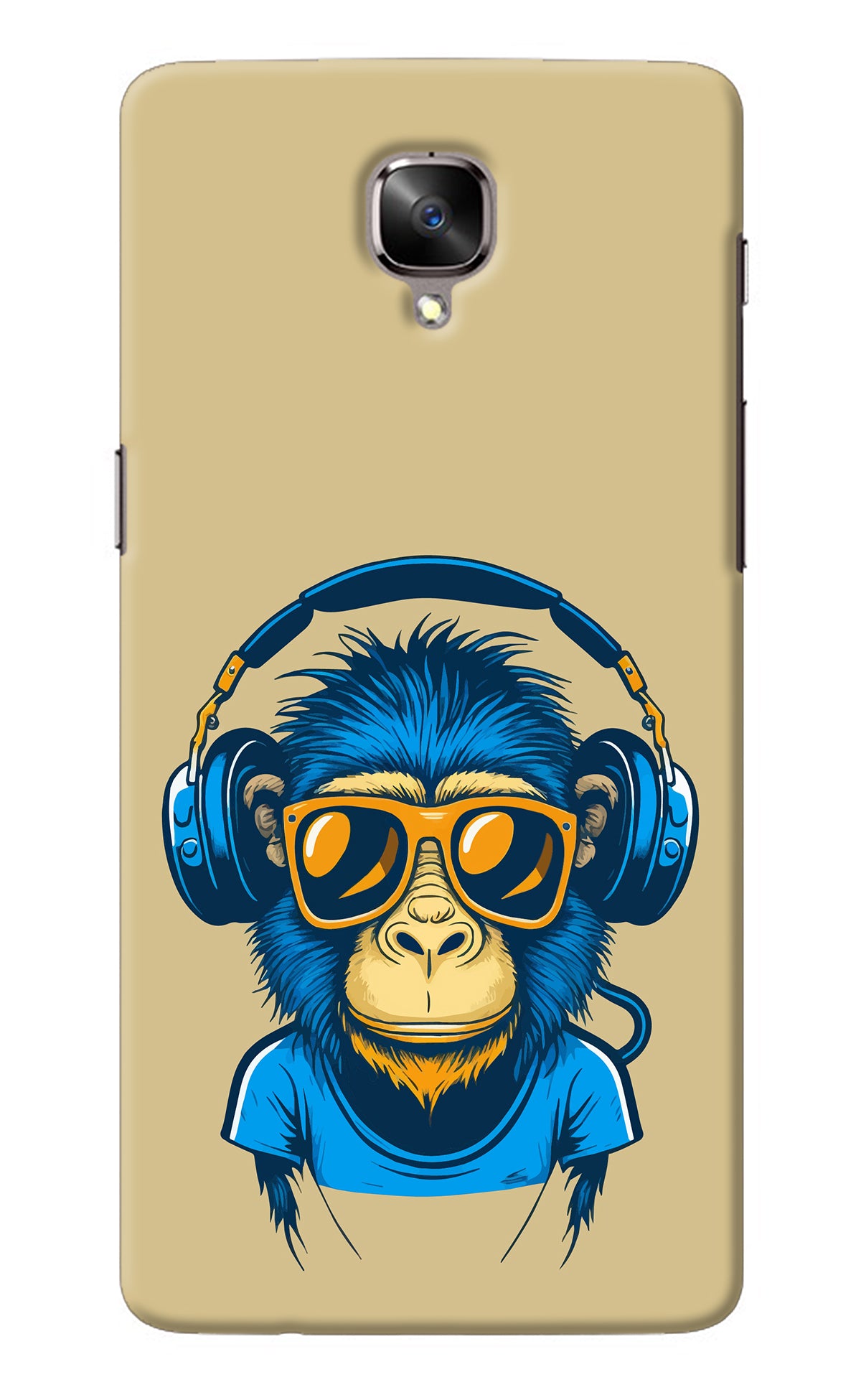 Monkey Headphone Oneplus 3/3T Back Cover