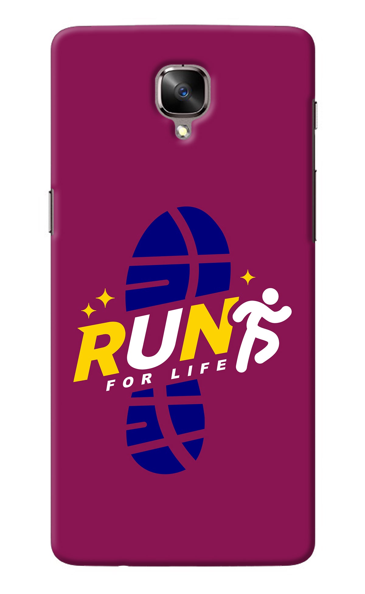 Run for Life Oneplus 3/3T Back Cover