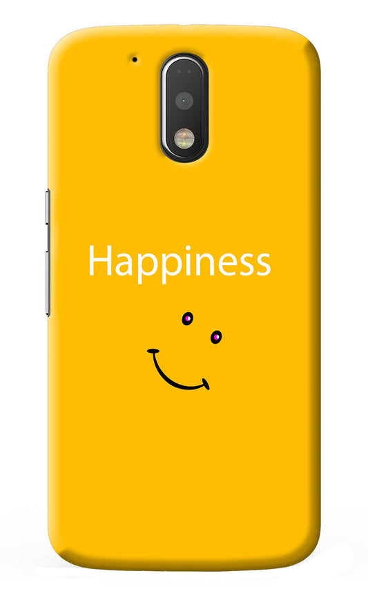 Happiness With Smiley Moto G4/G4 plus Back Cover