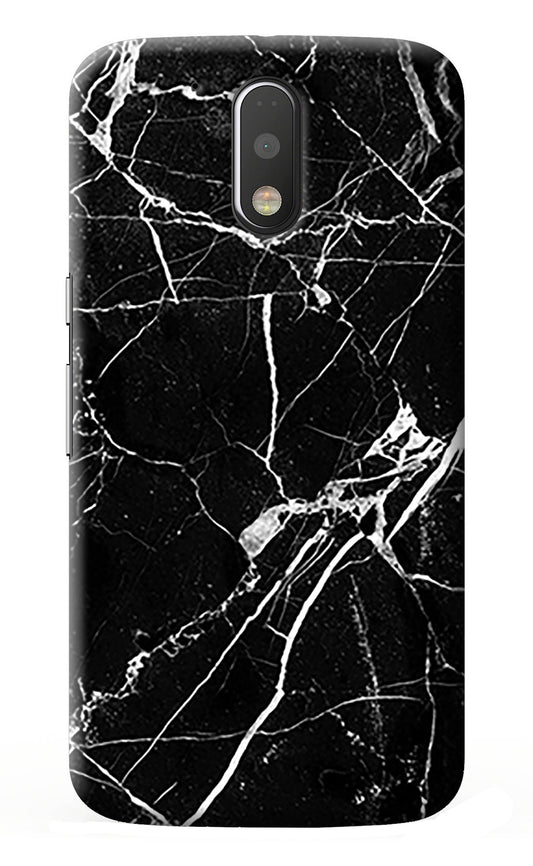 Black Marble Pattern Moto G4/G4 plus Back Cover