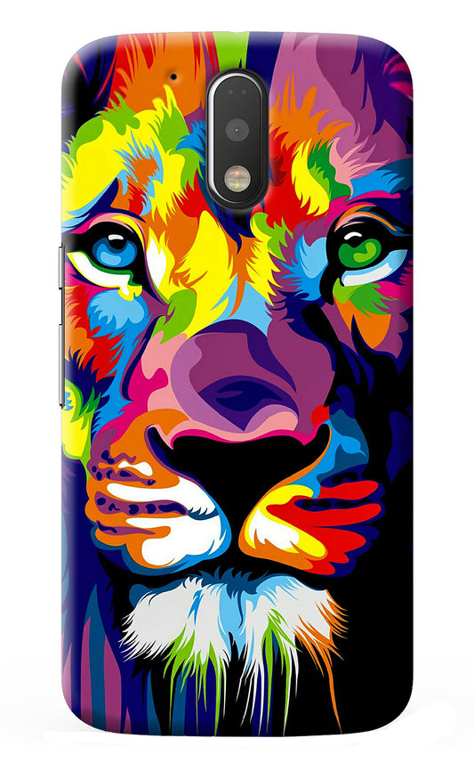 Lion Moto G4/G4 plus Back Cover