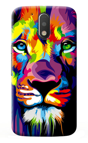 Lion Moto G4/G4 plus Back Cover