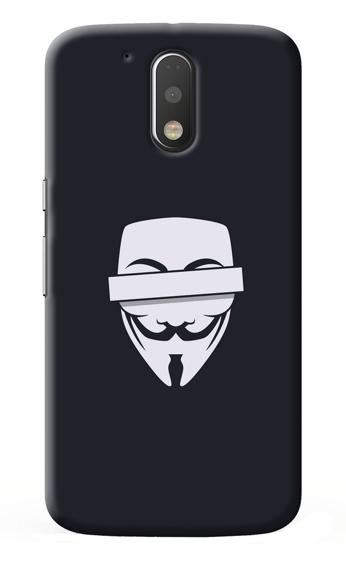 Anonymous Face Moto G4/G4 plus Back Cover