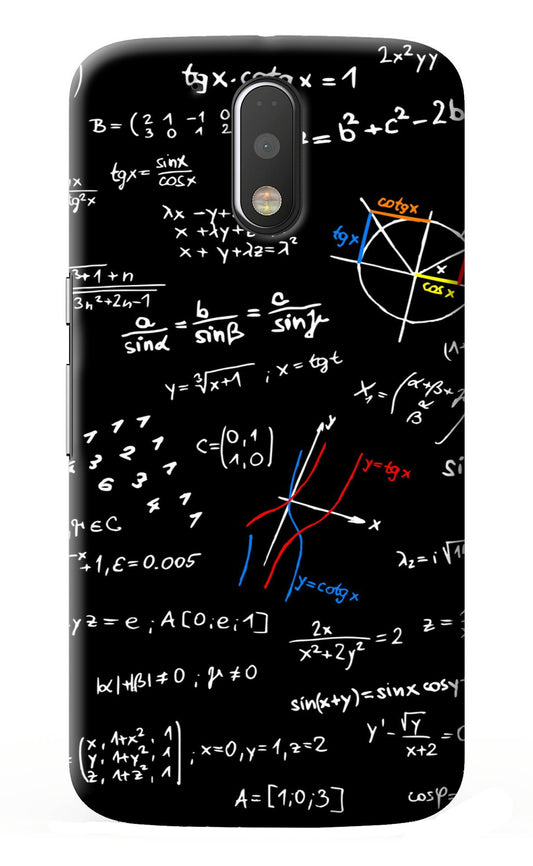 Mathematics Formula Moto G4/G4 plus Back Cover