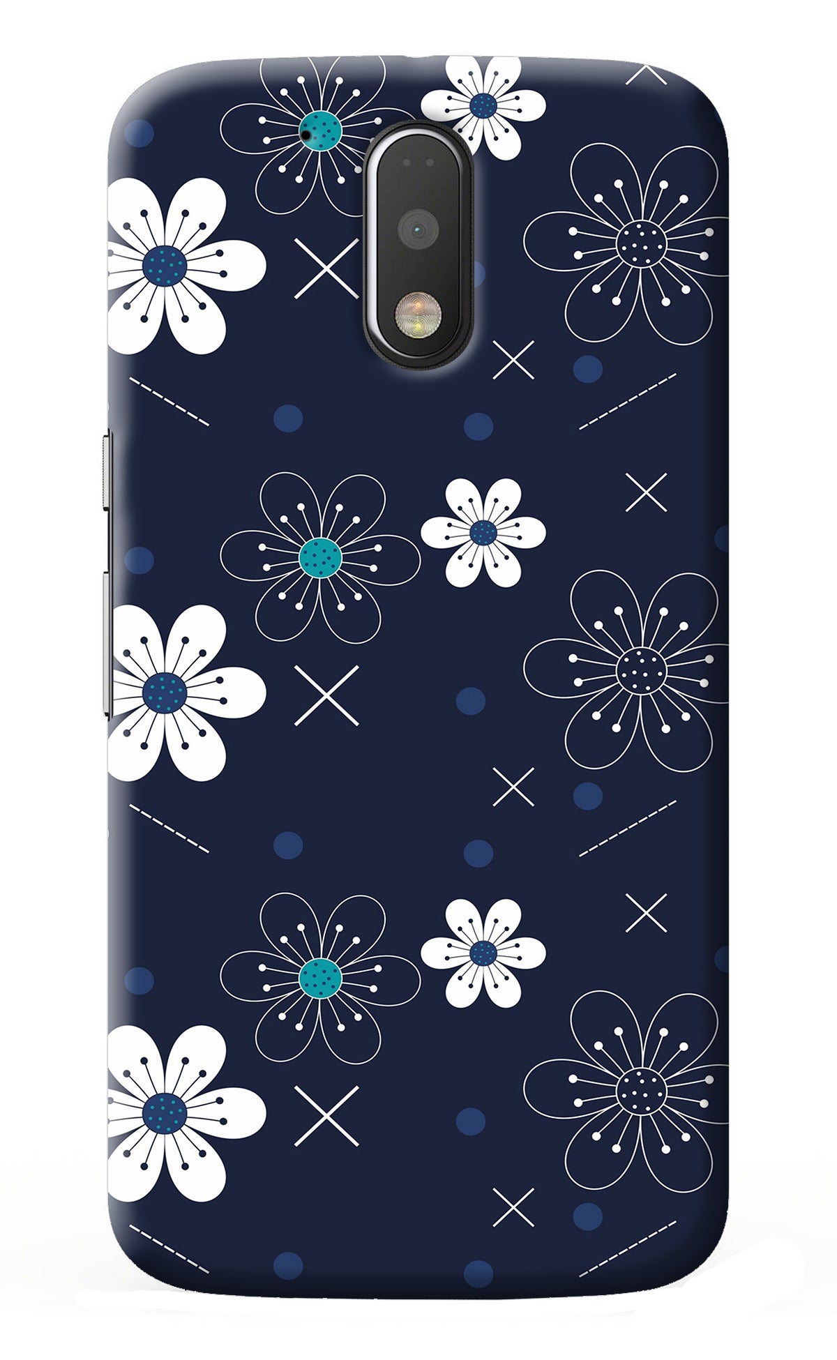 Flowers Moto G4/G4 plus Back Cover