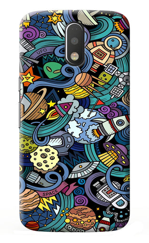 Space Abstract Moto G4/G4 plus Back Cover