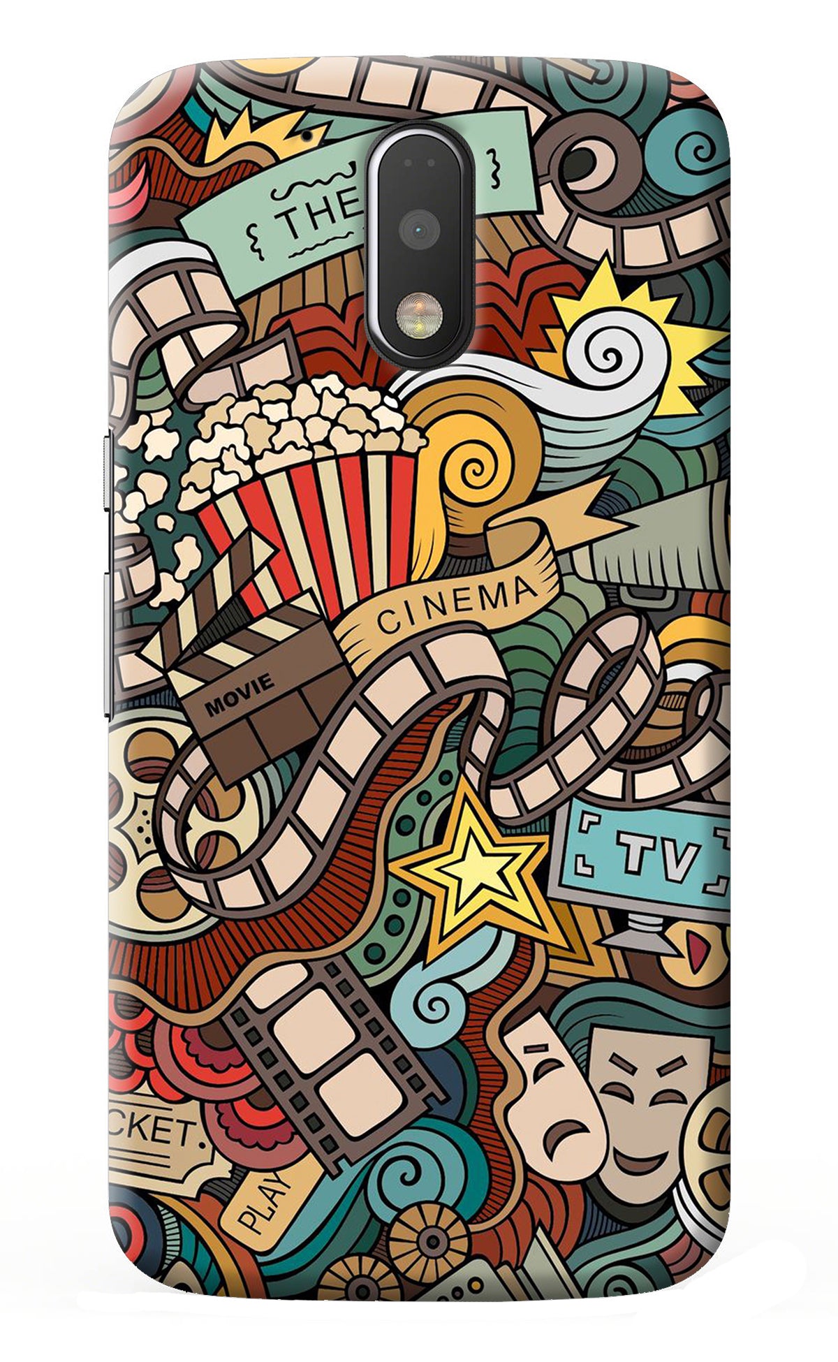 Cinema Abstract Moto G4/G4 plus Back Cover