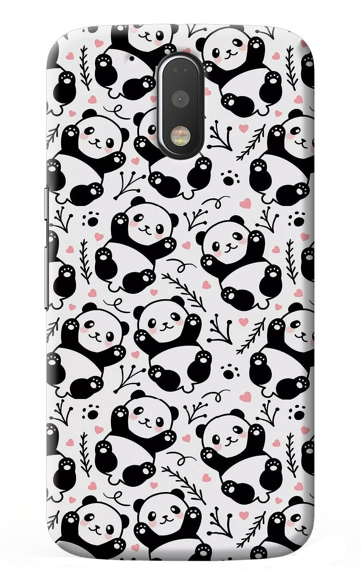 Cute Panda Moto G4/G4 plus Back Cover