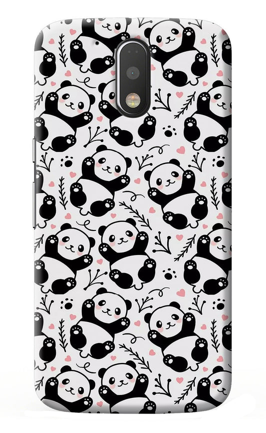 Cute Panda Moto G4/G4 plus Back Cover