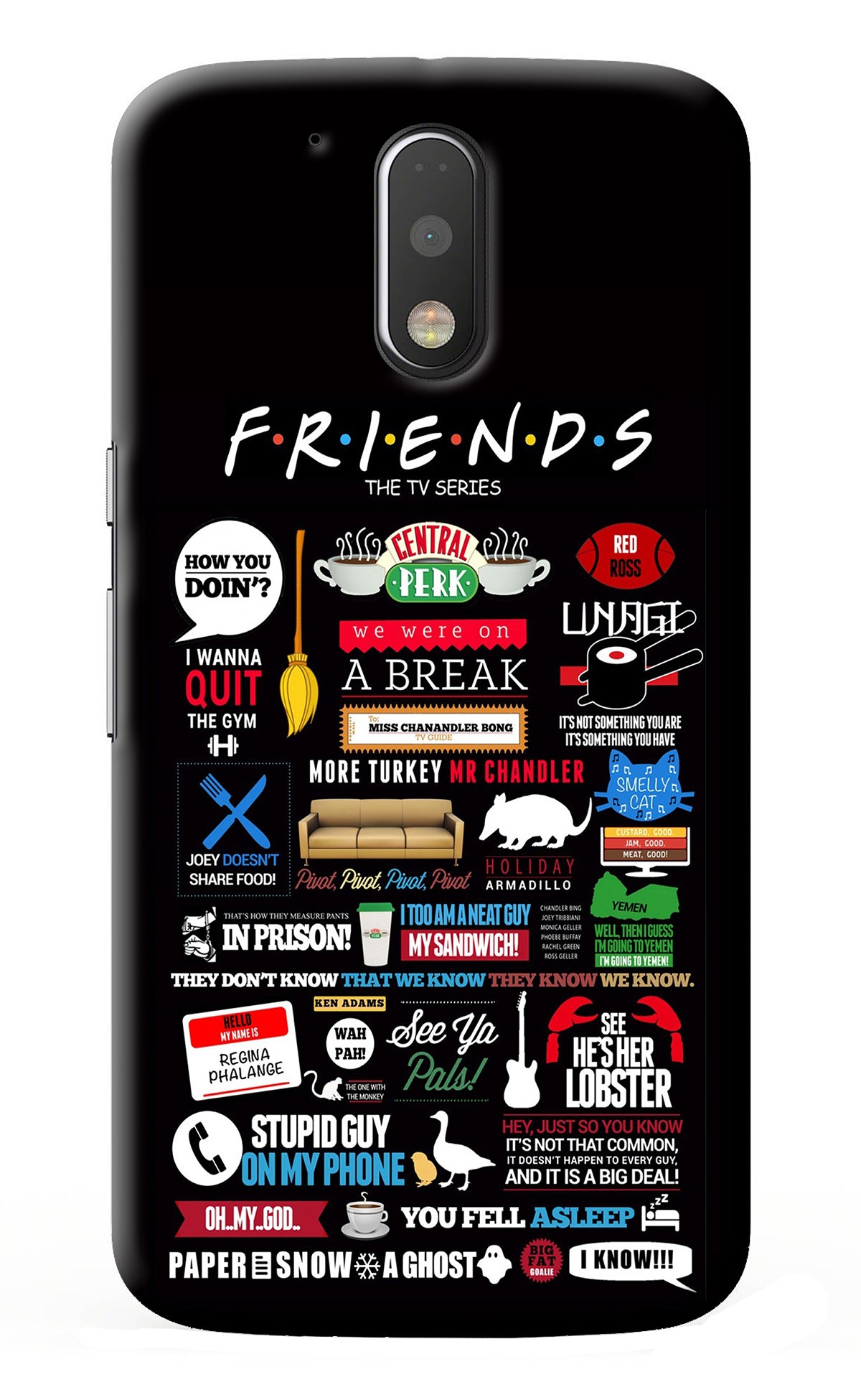 FRIENDS Moto G4/G4 plus Back Cover