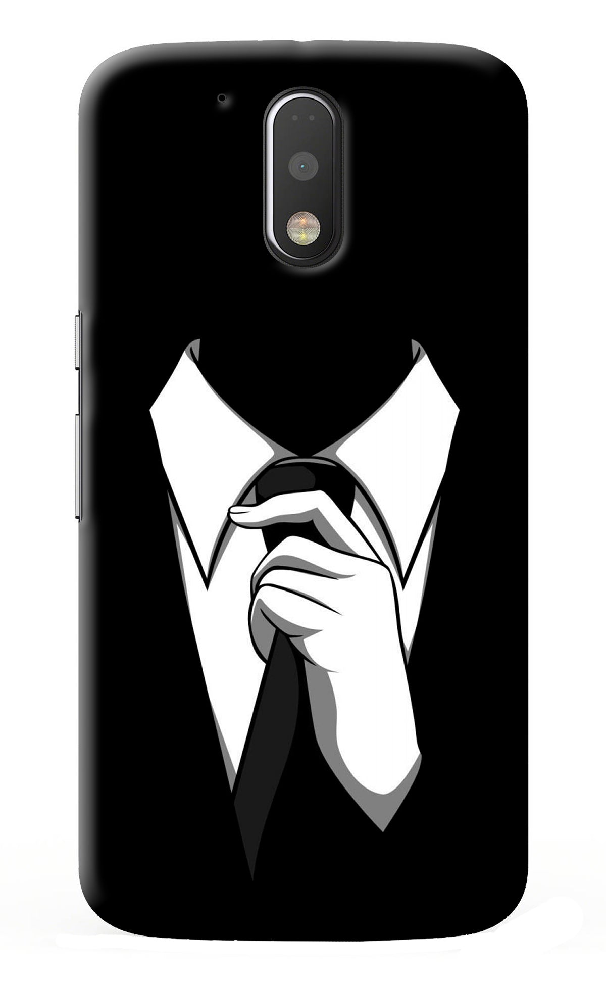 Black Tie Moto G4/G4 plus Back Cover