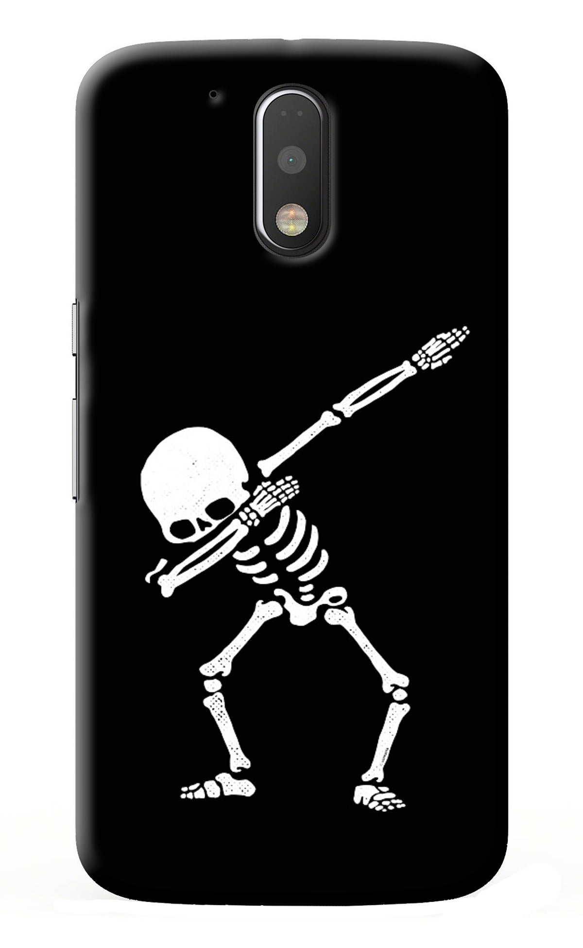 Dabbing Skeleton Art Moto G4/G4 plus Back Cover