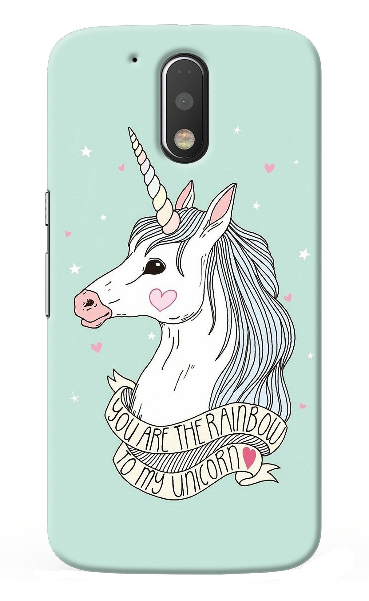 Unicorn Wallpaper Moto G4/G4 plus Back Cover