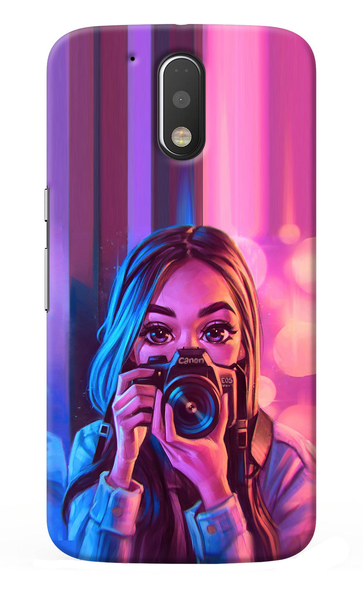 Girl Photographer Moto G4/G4 plus Back Cover