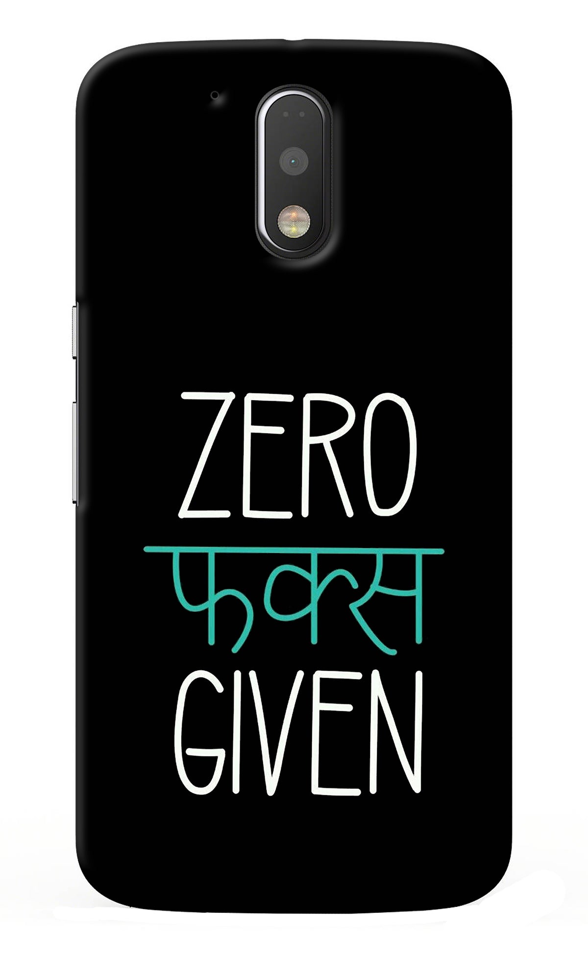 Zero Fucks Given Moto G4/G4 plus Back Cover