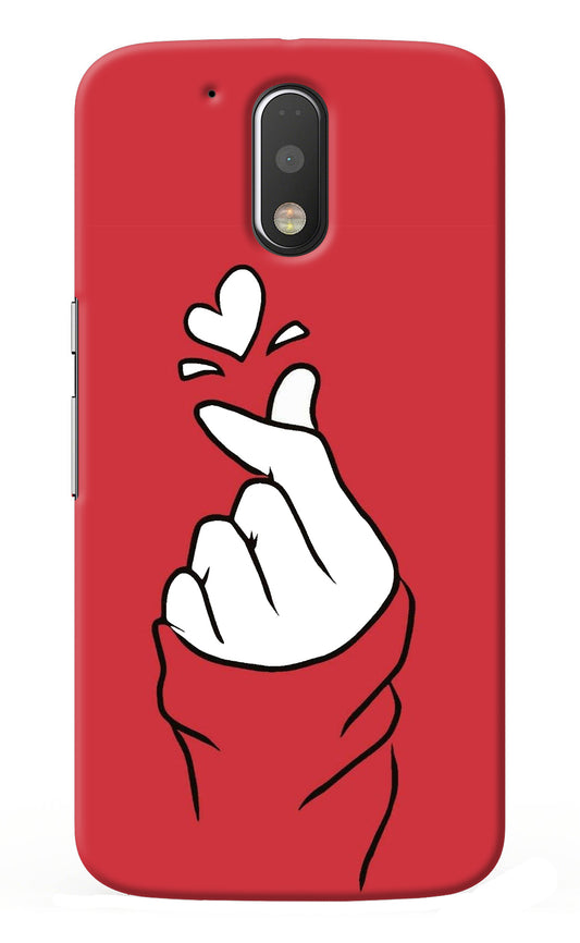 Korean Love Sign Moto G4/G4 plus Back Cover