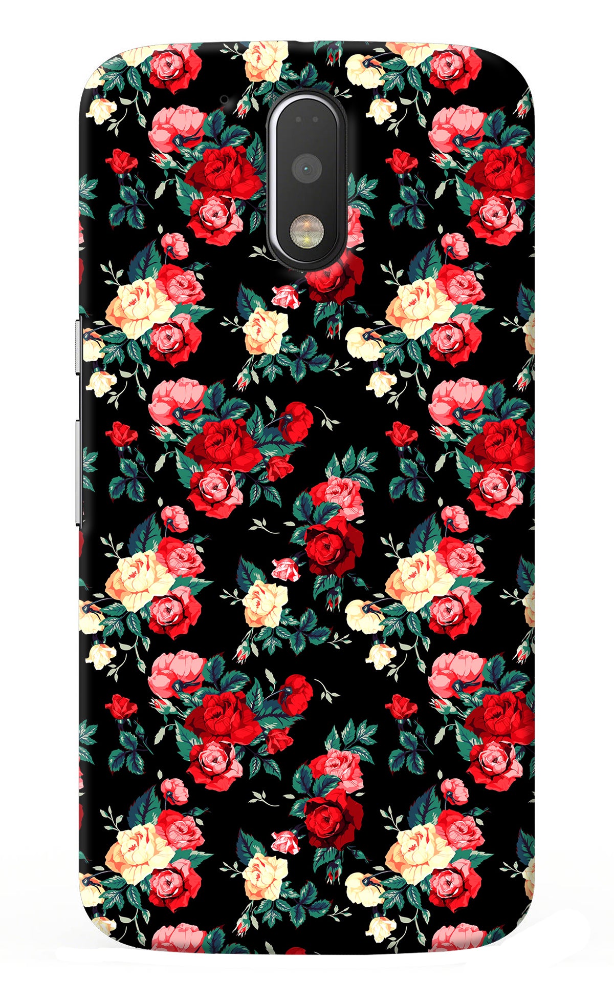 Rose Pattern Moto G4/G4 plus Back Cover